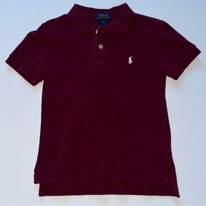 Polo by Ralph Lauren Kids Burgundy Polo Shirt -Size 5 / 5T